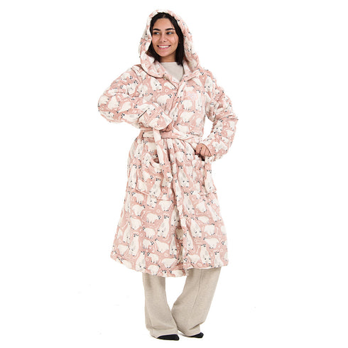 Snuggs Blanket Robe Cashmere Polar Bear